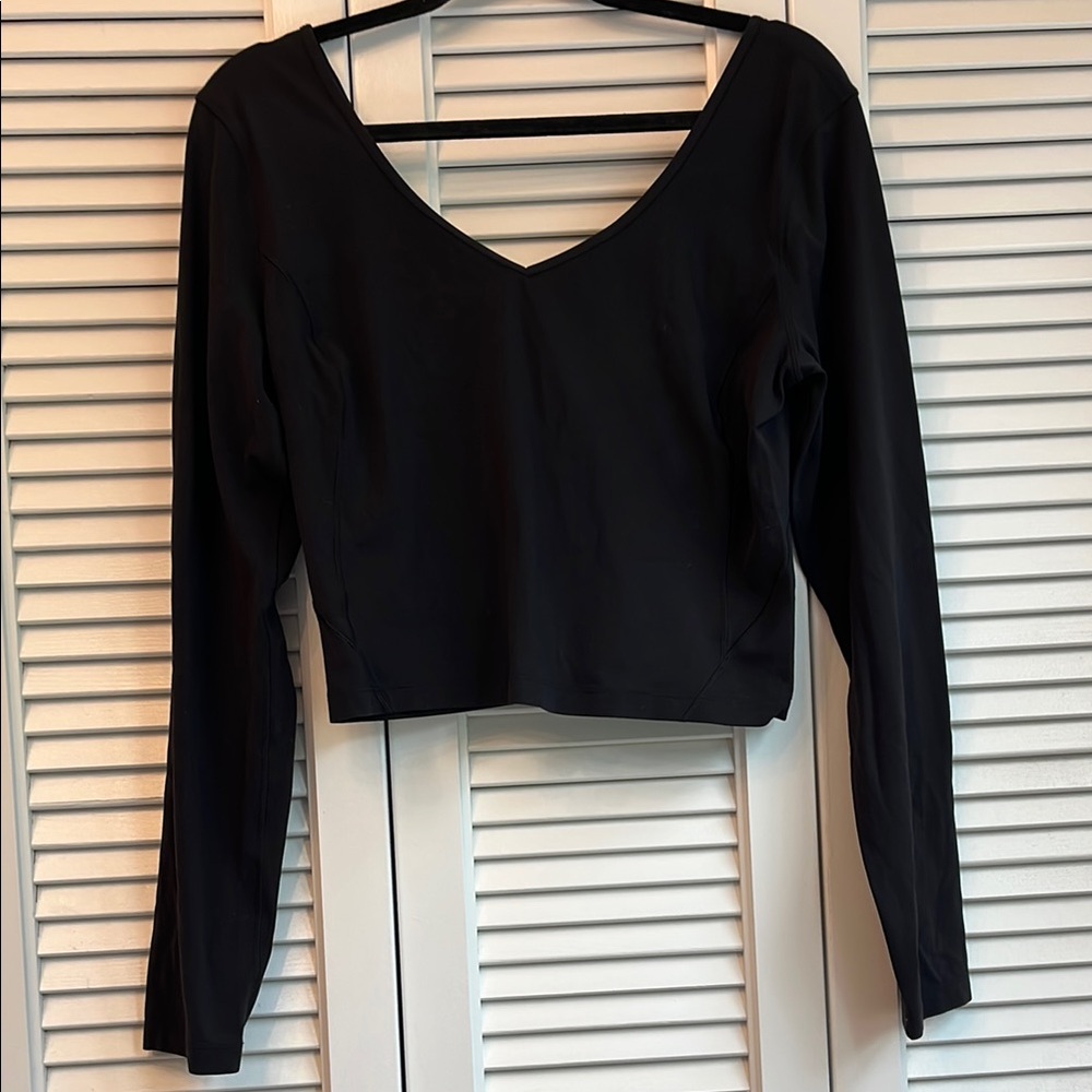 Lululemon Align v-neck long sleeve top